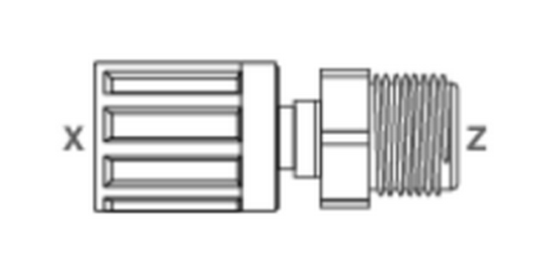 Переходник прямой с наружной резьбой FSMC Клеи и герметики